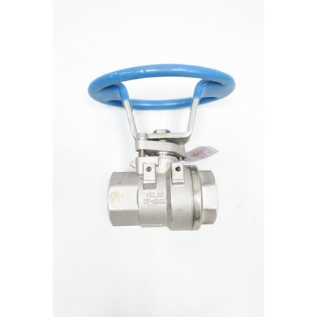 VELAN MANUAL STAINLESS THREADED 1IN NPT BALL VALVE P0113-SSEX